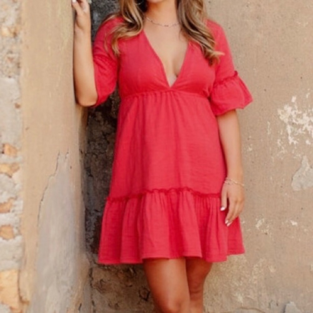 NWT Billabong red sundress size small